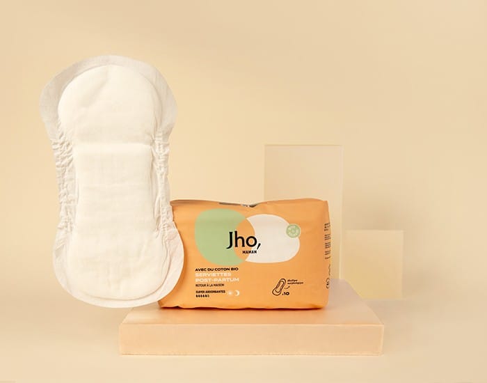 Serviettes Post-partum - Boite de 10 (Jho) - Couverture
