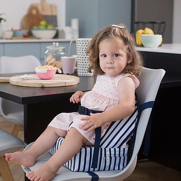 Rehausseur Easy Up pour Chaise - Blue Stripes (BabyToLove) - Couverture