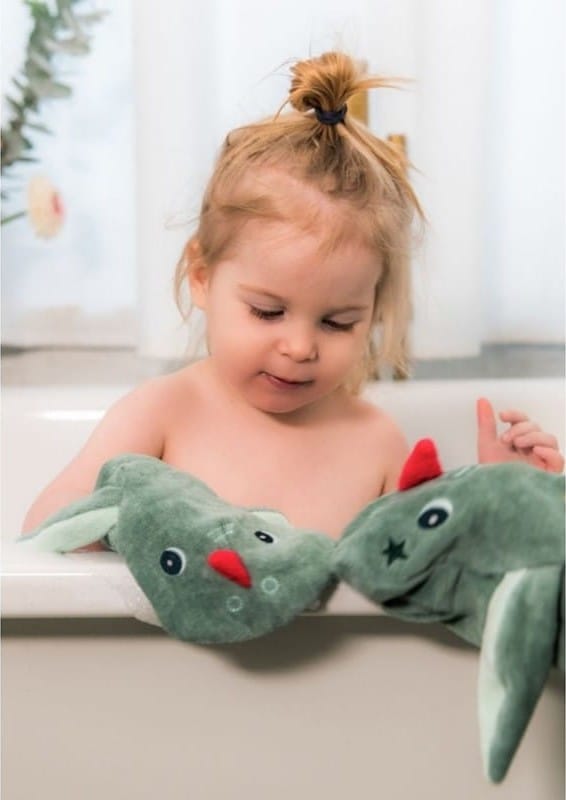 Gants de toilette enfant joe (lilliputiens) - Couverture