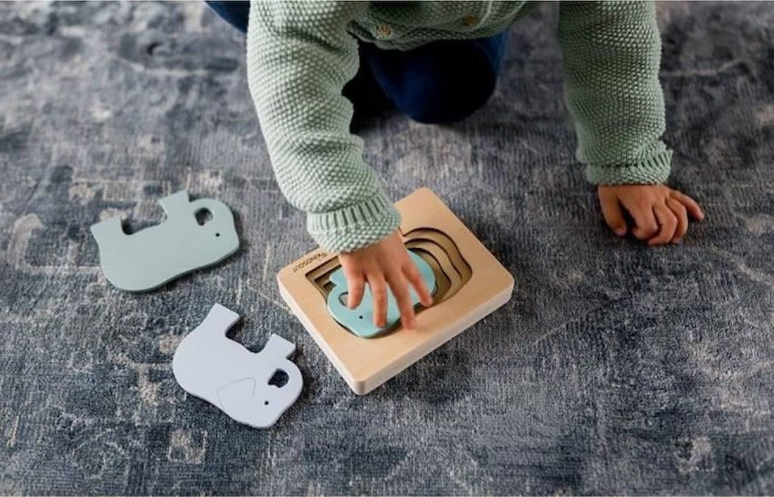 Puzzle en bois Eléphant (6 pièces) (Kindsgut) - Couverture