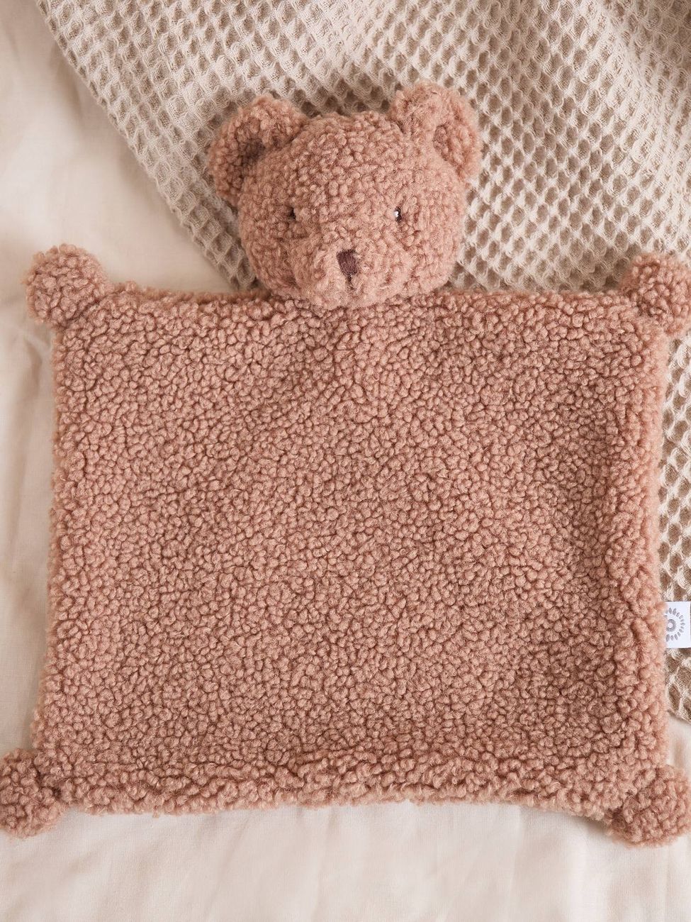 Doudou Bébé Ourson Mika Nounours En Bouclé Ourson Mika (Bieco) - Couverture