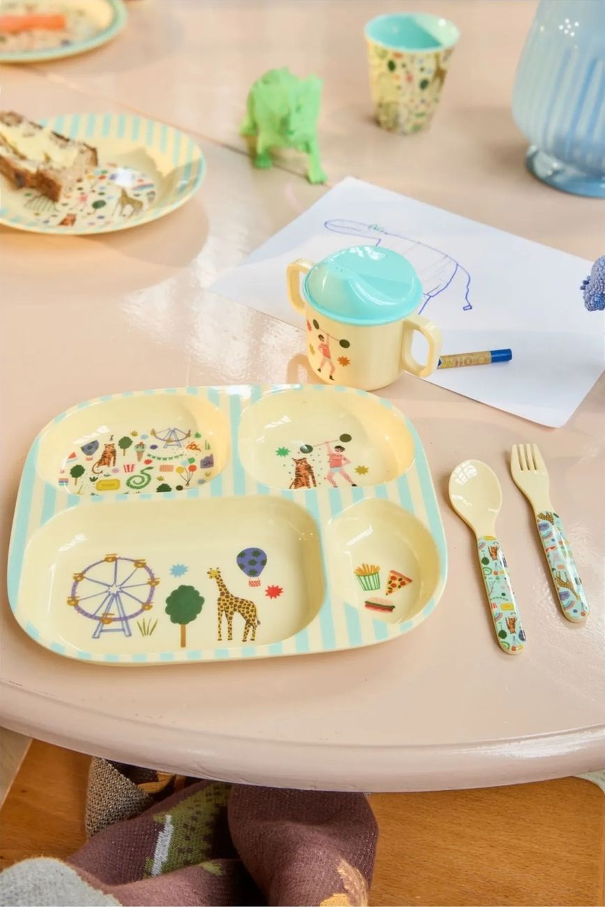 Rice - Coffret de repas en mélamine Fun Fair (Rice) - Couverture
