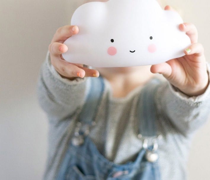 Petite veilleuse nuage blanc (16 cm) (A Little Lovely Company) - Couverture