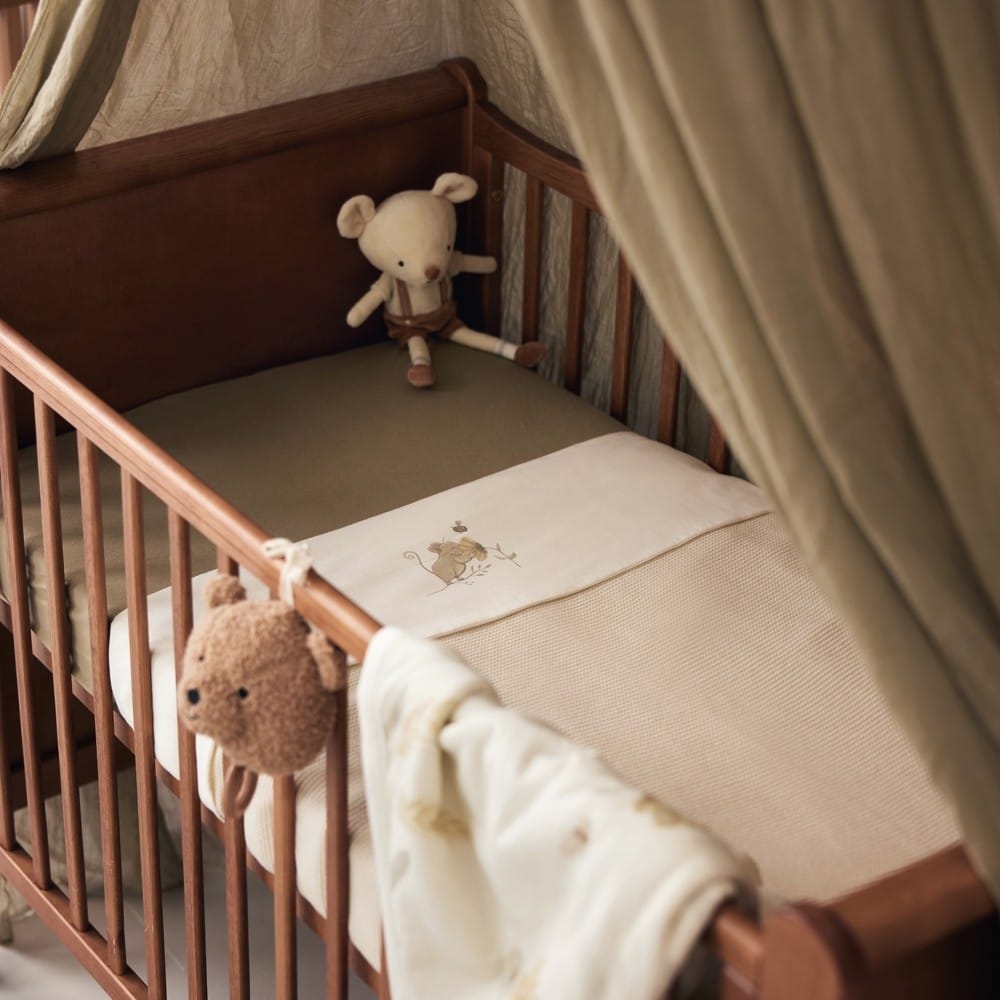 Drap housse en jersey Olive Green (60 x 120 cm) (Jollein) - Couverture