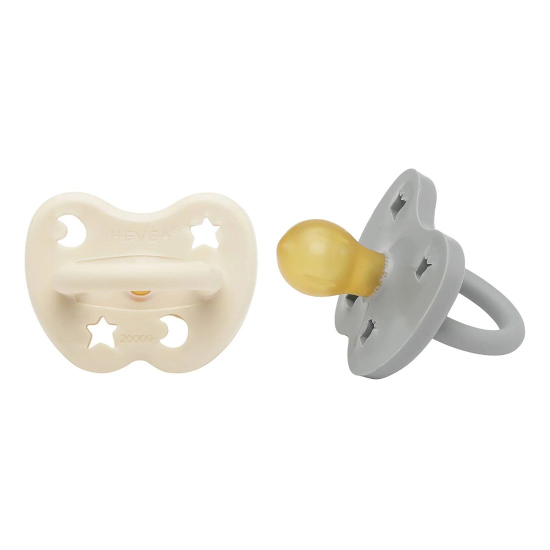 Hevea - Tétines rondes en caoutchouc naturel - Lot de 2 (Hevea) - Couverture