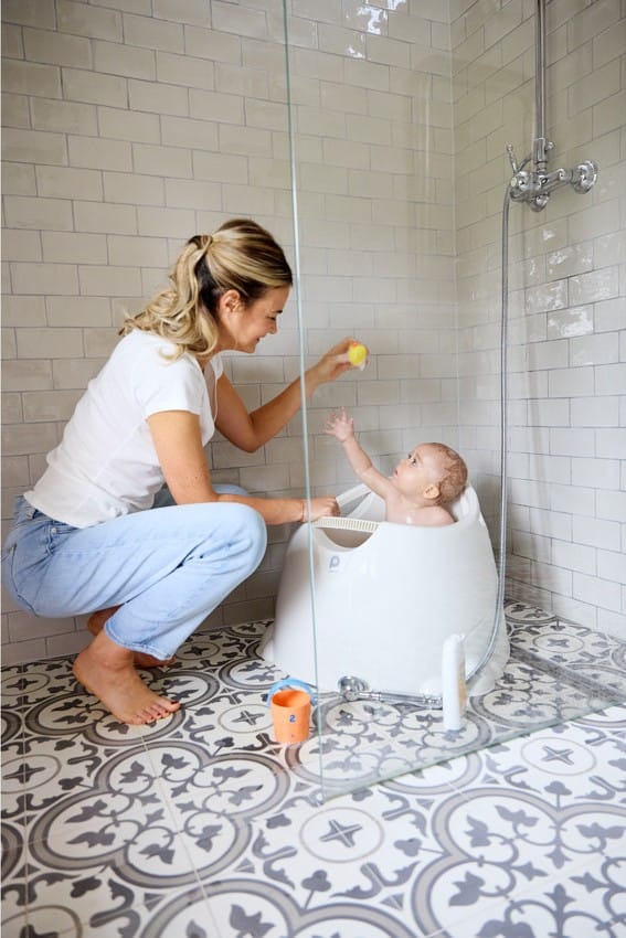 Baignoire de douche Bebelouga blanc - Blanc (Prémaman) - Couverture