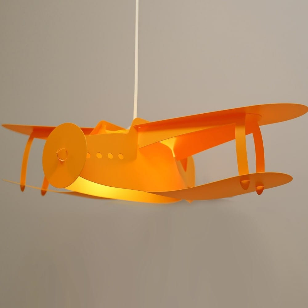 Suspension enfants Avion Orange 50cm (R&M Coudert) - Couverture