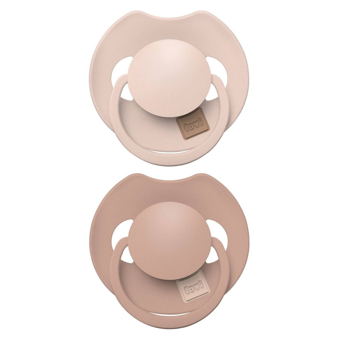 Lot De 2 Sucettes Dynamique Difrax Lovi Prime Beige (Difrax) - Couverture