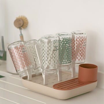 Egoutte Biberon Forêt - Terracotta Clay (BÉABA) - Couverture