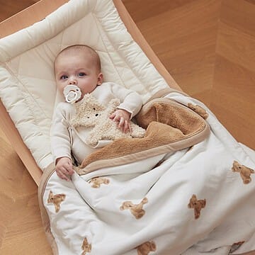 Couverture Berceau Jersey - Teddy Bear (Jollein) - Couverture