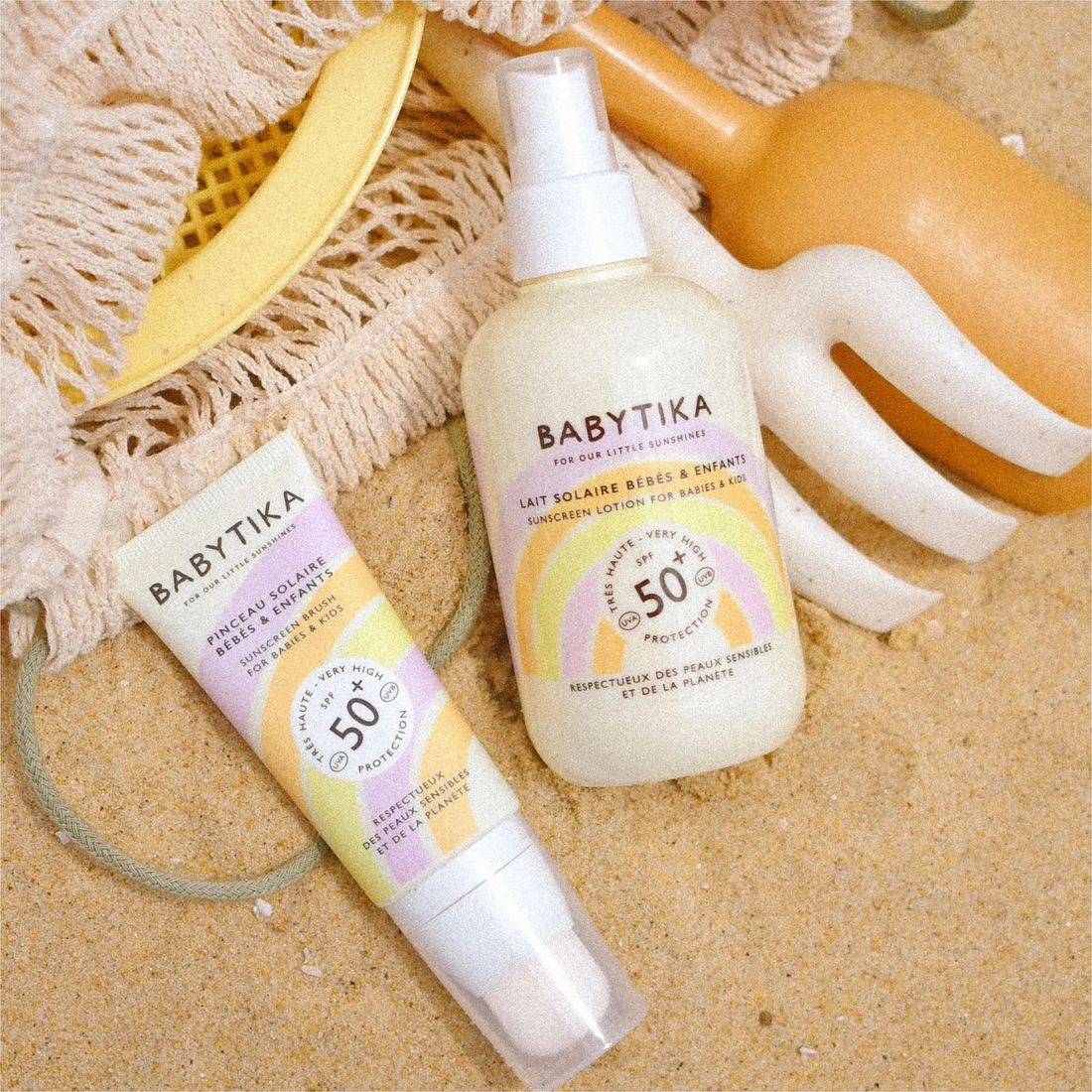 Mimitika - Mimitika - Pinceau solaire enfant SPF50+ Babytika - 40 ml