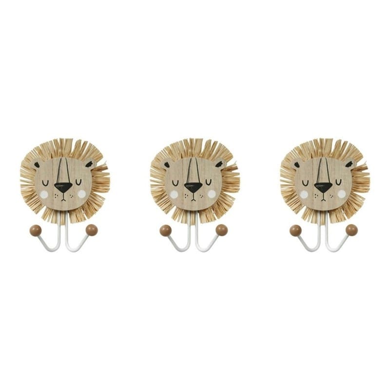 Lot de 3 patères lion (Decoratie) - Couverture