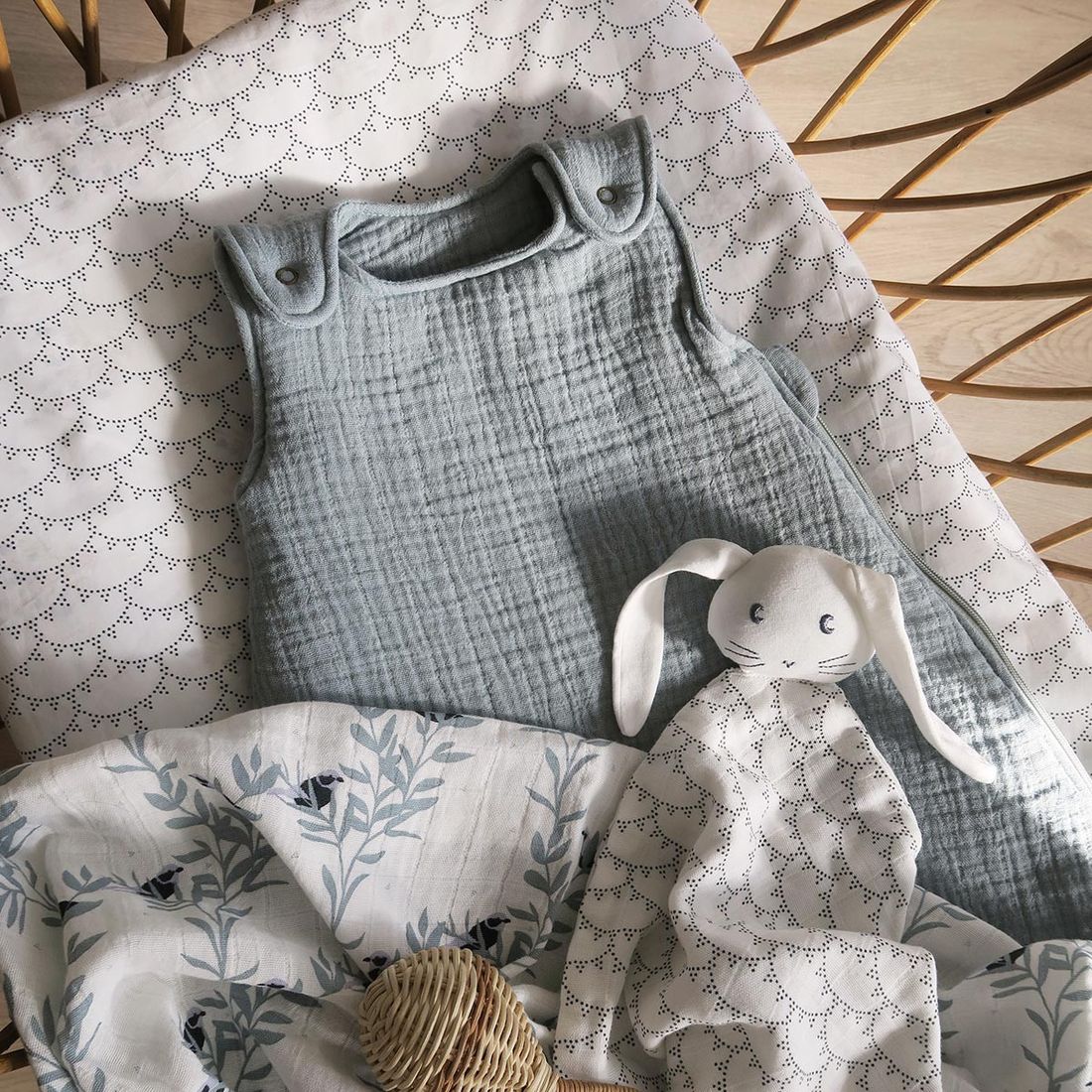 Gigoteuse Gaze Uni hiver (Maison Charlotte) - Couverture