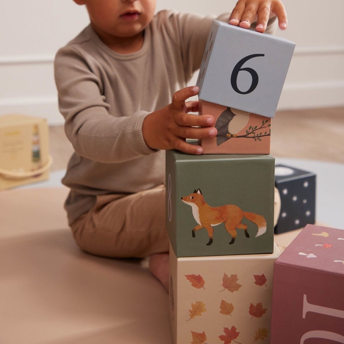 Cubes à empiler Animaux nordiques (Filibabba) - Couverture