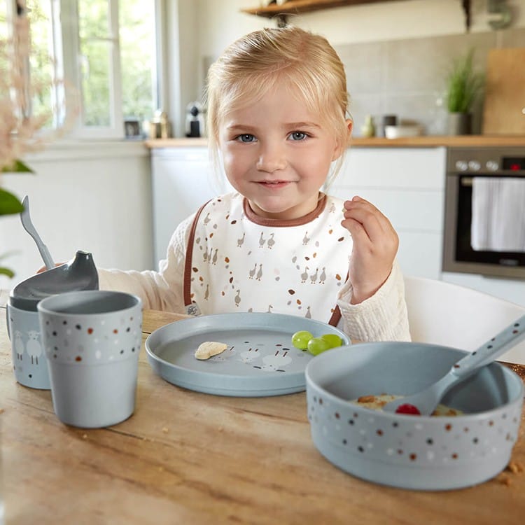 Tasse à bec Tiny Farmer mouton et oie bleue (Lassig) - Couverture