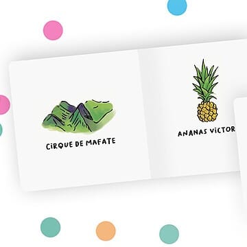 Imagier La Réunion (Tata Clairette) - Couverture