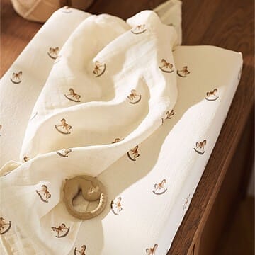 Lot de 2 Langes Gaze de Coton - Nostalgic Ride (Jollein) - Couverture