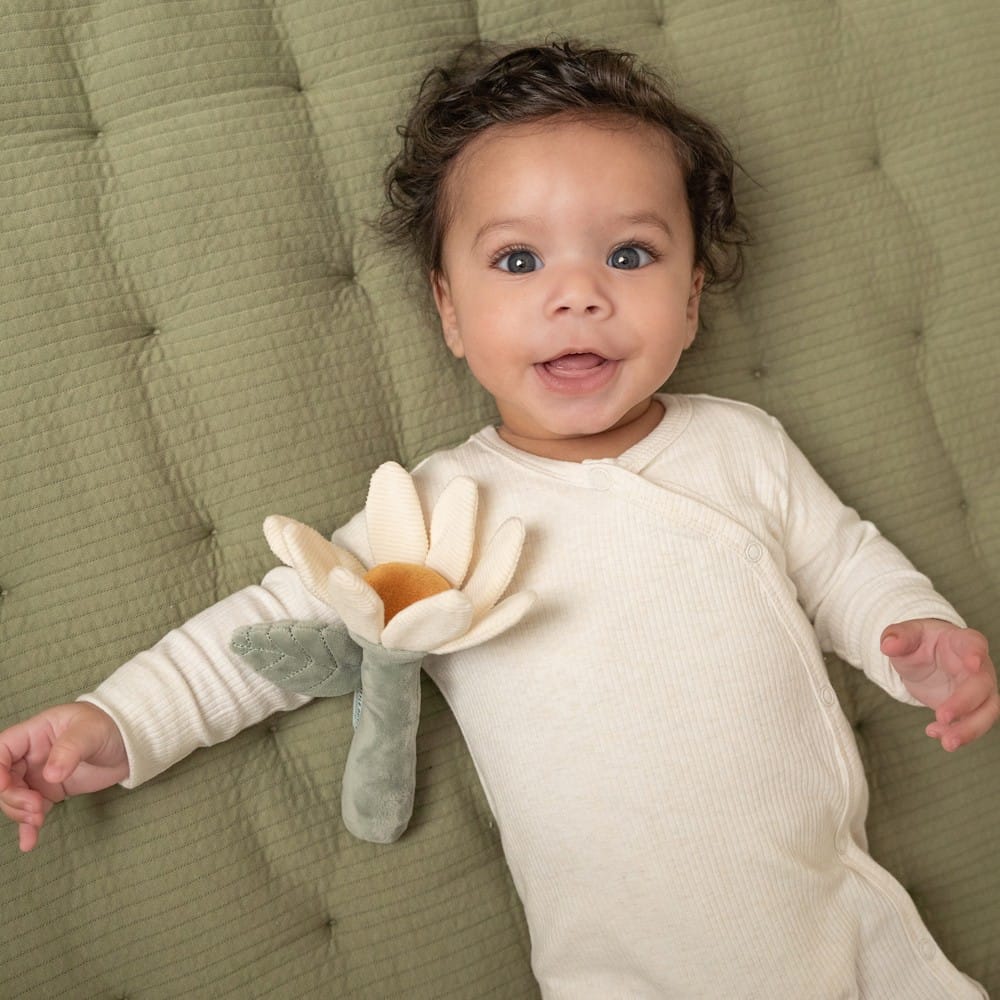 Hochet peluche fleur Little Farm (Little Dutch) - Couverture