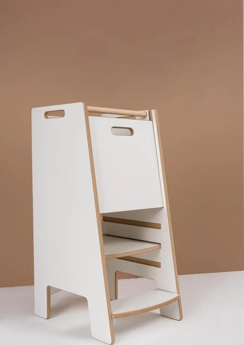 Tour d'apprentissage noway montessori blanc (Tupti.wood) - Couverture