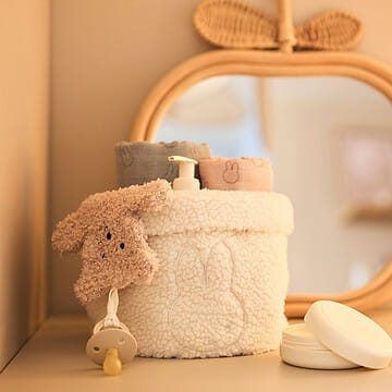 Panier de Rangement Teddy Miffy - Oatmeal (Jollein) - Couverture