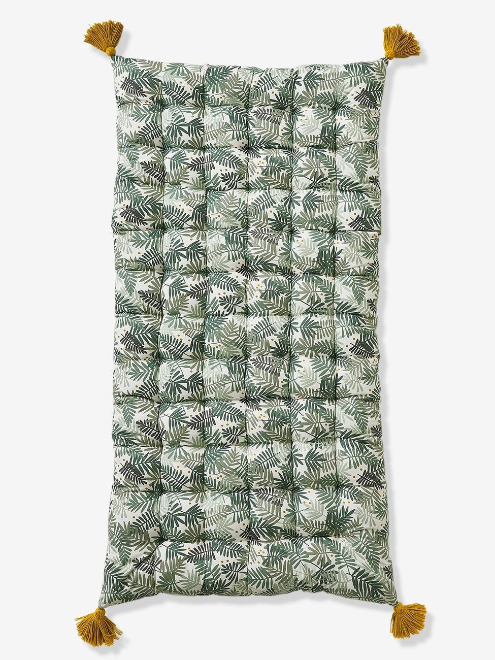 Matelas de sol imprimé HANOÏ vert (Vertbaudet) - Couverture